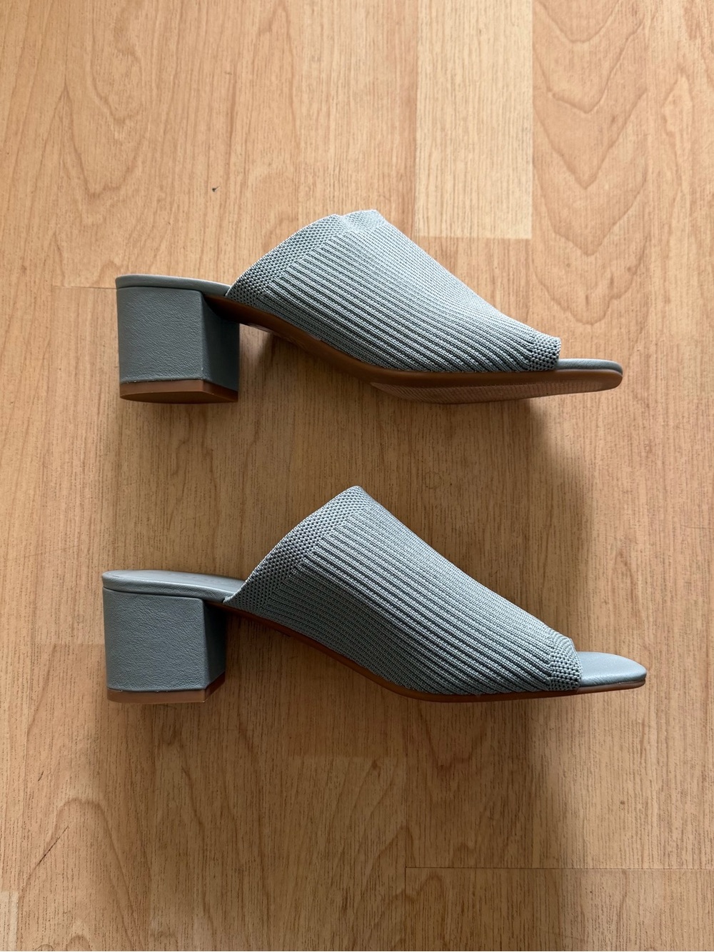 Everlane Mist Blue ‘The Glove’ Mules